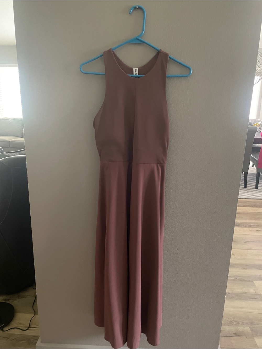 Athleta Mauve Sleeveless Maxi Dress